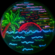 Image for article titled A Beautiful Sunset, Painted in Fluorescent Bacteria